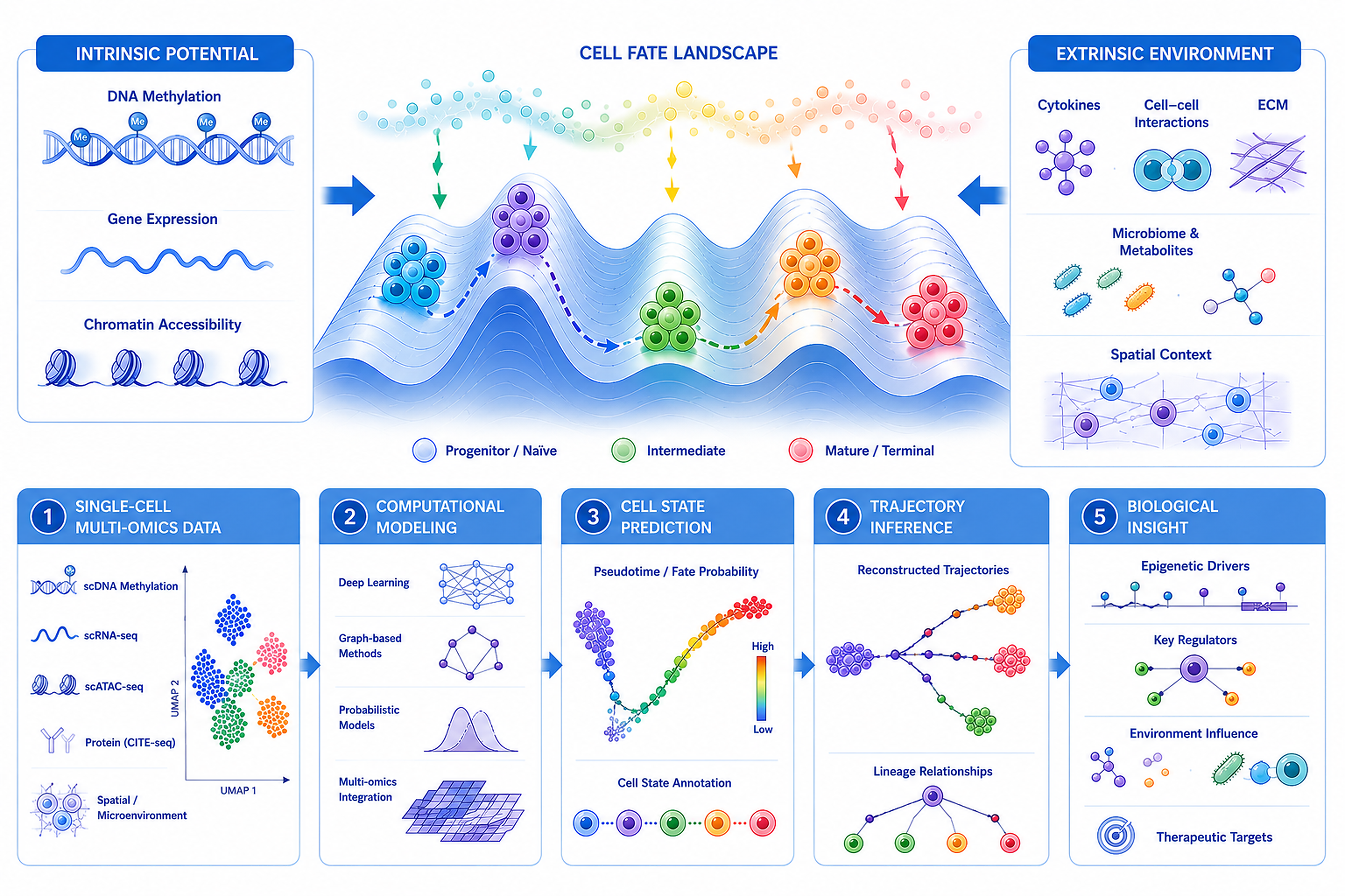 Modeling Cell States Through Single Cell Multi-Omics
